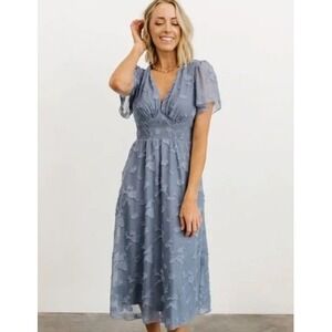 Baltic Born Blue Midi Dress
